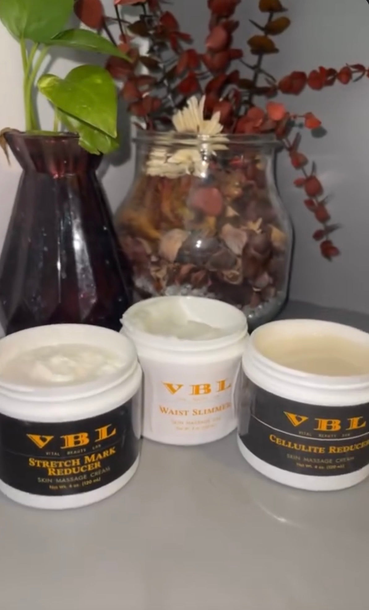 Waist Slimming, Cellulite & Stretch Mark Cream Combo!